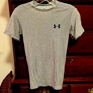 UNDER ARMOUR HEAT GEAR MENS SIZE SMALL GREY